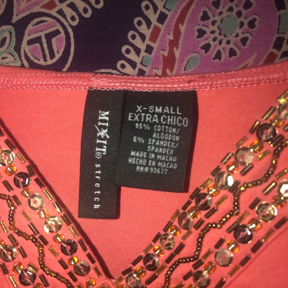 EXTRA SMALL FITTED BOHO TOP - Picture 2 of 2